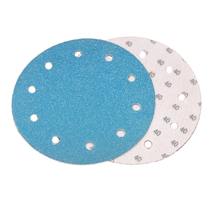 Sanding Disc Zirconium 180mm Velcro (Spider Paper)