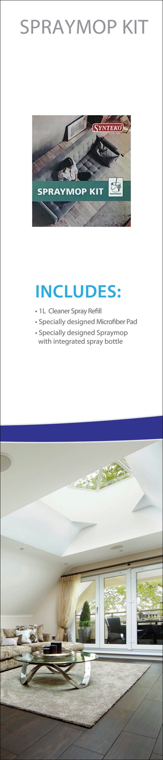 Synteko spray mop kit